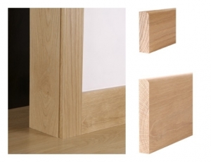 Solid Oak Architrave (65mm) - Bullnose Profile